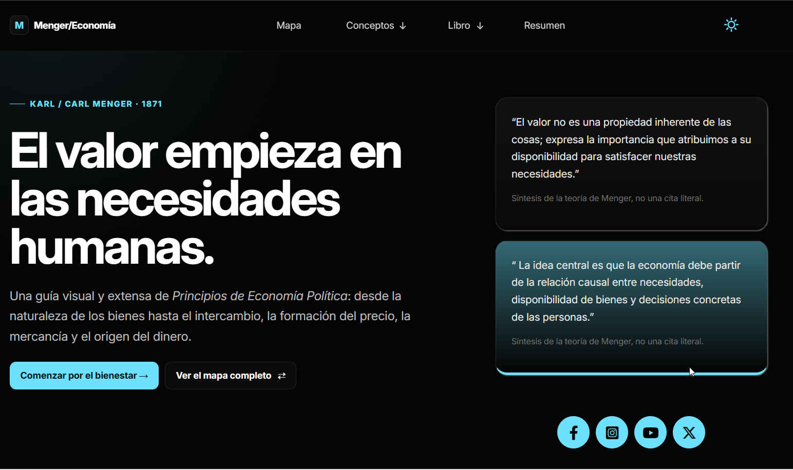 sitio web